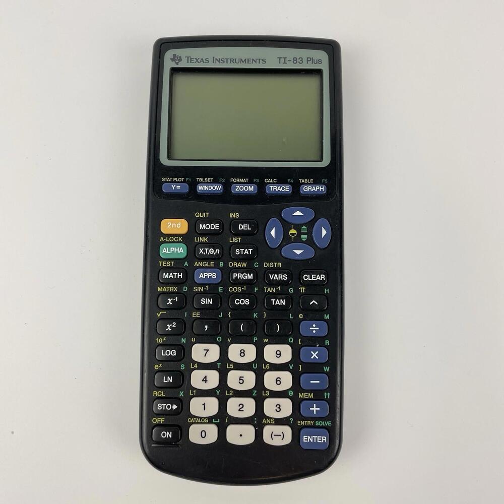 Texas Instruments TI-83 Plus Graphing Calculator - NO COVER - WORKING